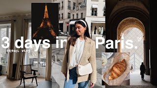 3 DAYS IN PARIS a travel vlog [upl. by Nauqas551]