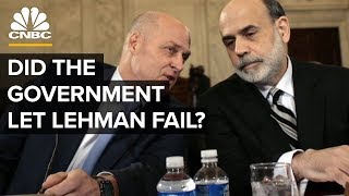 Did The Government Let Lehman Brothers Fail  Crisis On Wall Street [upl. by Sayce583]