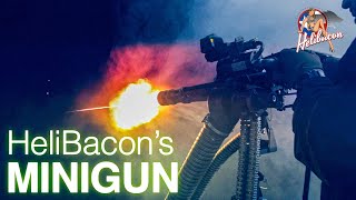 Experience the M134 Minigun at HeliBacon in Texas [upl. by Carleton]