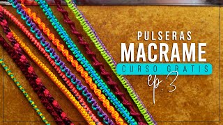 10 PULSERAS FÁCILES Y RÁPIDAS 💥» Ep 31  pulseras de hilo  friendship bracelets ● Curso de Macrame [upl. by Kcirnek]