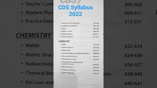 CDS 2022 Syllabus  CDS preparation 2022 [upl. by Albert]