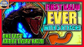 ONE FUN FACT ABOUT EVERY KAIJU  Kaiju Universe [upl. by Odnumde]