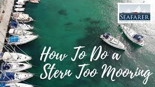 How to do a Stern to Mooring [upl. by Lacee]