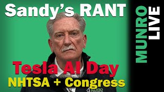 Sandys Rant Tesla AI Day  NHTSA amp Congress [upl. by Frye]