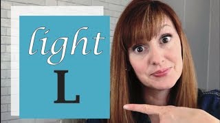 How to Pronounce the L sound in American English Part 1  The Light L Sound  L vs R [upl. by Otsugua]