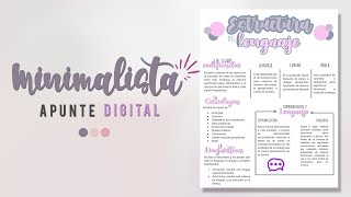 Como hacer APUNTES BONITOS EN LA COMPUTADORA MINIMALISTA  Apuntes digitales  Valisso [upl. by Anum935]