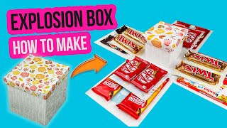 Explosion box DIY  How to make CHOCOLATE EXPLOSION BOX [upl. by Mari]