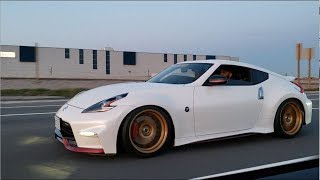 430WHP SUPERCHARGED 370z GOING NUTS  GT HAUS EXHAUST [upl. by Yerhpmuh944]