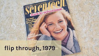 Seventeen Magazine August 1979 Full Vintage FlipThrough Back to School Issue [upl. by Anneres]