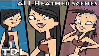 Total Drama Island ALL Heather scenes HQ [upl. by Dnomrej36]