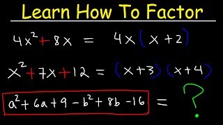 Factoring Trinomials amp Polynomials Basic Introduction  Algebra [upl. by Zelle]