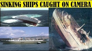 Top 10 Biggest Ships that Sank on Camera [upl. by Mikol406]