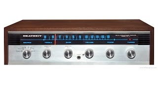 Vintage Heathkit AR14 solidstate stereo receiver [upl. by Rahel]