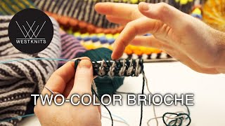 TwoColor Brioche [upl. by Yrallam]