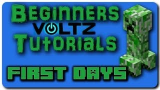 Minecraft Voltz Mod Pack Beginners Tutorial  Part 1  How to Make a Metallurgic Infuser [upl. by Rhianna]