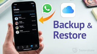 How to Backup amp Restore WhatsApp Messages on iPhone 3 Ways [upl. by Amhser]