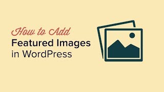 How to Add Featured Images or Post Thumbnails in WordPress [upl. by Jermain]