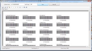 Crystal Reports Create Barcode label for products using c [upl. by Onitram]