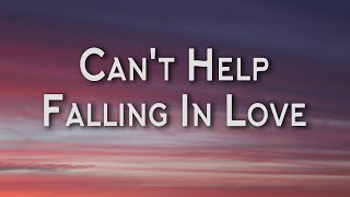 Cant Help Falling In Love  Haley Reinhart Lyrics [upl. by Mitchiner425]