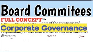 Board Committees In Corporate Governance  Auditing And Corporate Governance [upl. by Ardnoel]