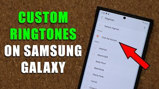 How to Set ANY Song as Custom Ringtone on your Samsung Galaxy Smartphone [upl. by Stokes]