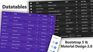 Bootstrap Datatables  Tutorial on the latest Bootstrap 5 [upl. by Budworth913]