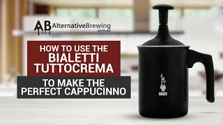 How to Use the Bialetti Tuttocrema Milk Frother [upl. by Aekim]