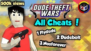 Dude Theft Wars all cheats [upl. by Shoifet]