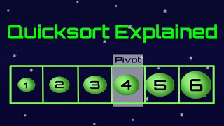 QuickSort Visualization  Simply Explained in 8 mins [upl. by Ahsaya]