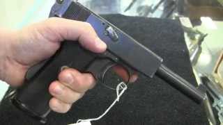 Webley amp Scott 1913 Naval Model Automatic Pistol [upl. by Aiynat]