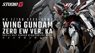 GUNPLA CUSTOM BUILD  MG WING GUNDAM ZERO EW VER KA [upl. by Zuckerman445]