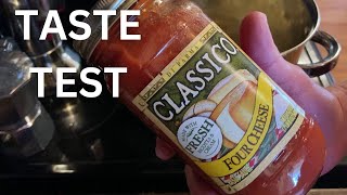 Classico Four Cheese Pasta Sauce [upl. by Annatnas965]