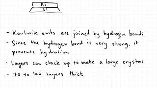 33 Kaolinite Montmorillonite Illite [upl. by Domingo939]