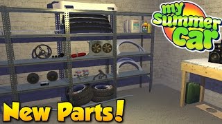 New Parts  My Summer Car 8  Ordering Performance Parts [upl. by Ralaigh499]