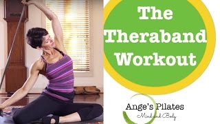 30 Minute Pilates Workout with a Theraband [upl. by Trip]