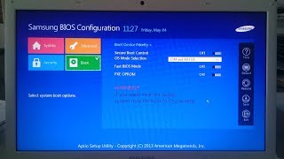 Como dar boot pelo pendrive no notebook Samsung BIOS configuration [upl. by Gladis280]