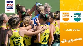 FIH Hockey Pro League 202223 Netherlands v Australia Women Game 2  Highlights [upl. by Griffin]