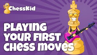 How to Play Your First Chess Moves Part 1  ChessKid [upl. by Adnovad901]