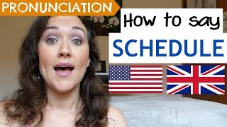 How to Pronounce SCHEDULE US UK amp Australian pronunciation [upl. by Amann722]