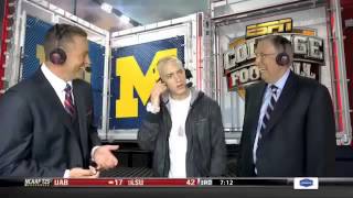 Eminems ESPN interview is really awkward [upl. by Hafeenah]