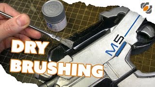 HOW TO Dry Brush Painting amp Weathering for Props amp Cosplay [upl. by Sharline]