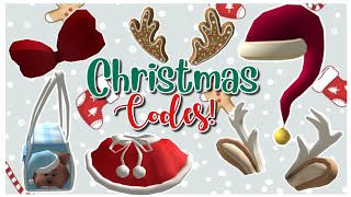 Roblox Christmas Accessories with codes and links🎄⛄ [upl. by Soiritos830]