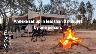 How to set up your annexe in less than 5 minutes  EZY Annexe [upl. by Ennairrek]