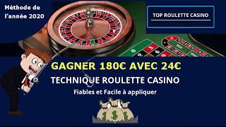 Gagner 180€ avec 24€ Astuce Roulette Casino [upl. by Pierpont657]