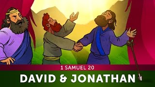 David and Jonathan Bible Story  1 Samuel 20  Sunday School Lesson for Kids  HD  Sharefaithkids [upl. by Humo]