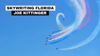 Joe Kittinger Performs Airplane Skywriting FOX 35 Orlando Florida [upl. by Austen975]