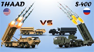 THAAD USA vs S400 Russia  Comparison between two Air Defense System [upl. by Campy]