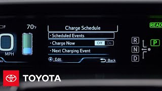 Toyota HowTo Prius Prime Charge Management – MultiInformation Display MID Toyota [upl. by Kloster]