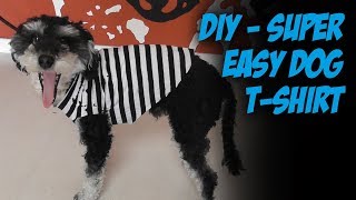 DIY super easy dog tshirt [upl. by Oyek]