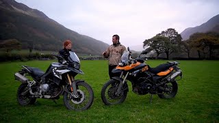 BMW F850GS vs F800GS  Visordowncom [upl. by Anavlys]